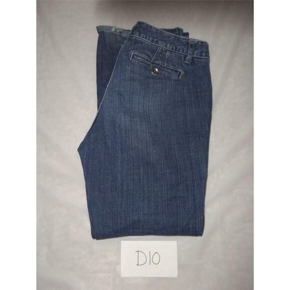 Banana Republic Blue Jeans Size 14 Stretch Womens -0213D10 - Picture 2 of 3